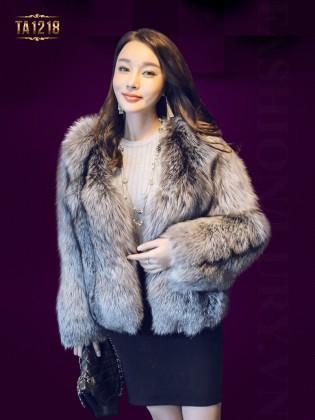 Áo khoác lông dày oversize dáng ngắn sang trọng TA1218