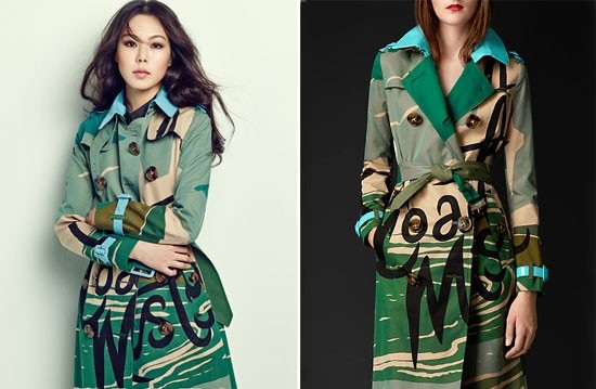  Một số mẫu áo khoác dạ đẹp năm nay được thiết kế khá lạ mắt, với họa tiết va phối màu độc đáo nhưng được nhiều mỹ nhân Hàn ưa chuộng