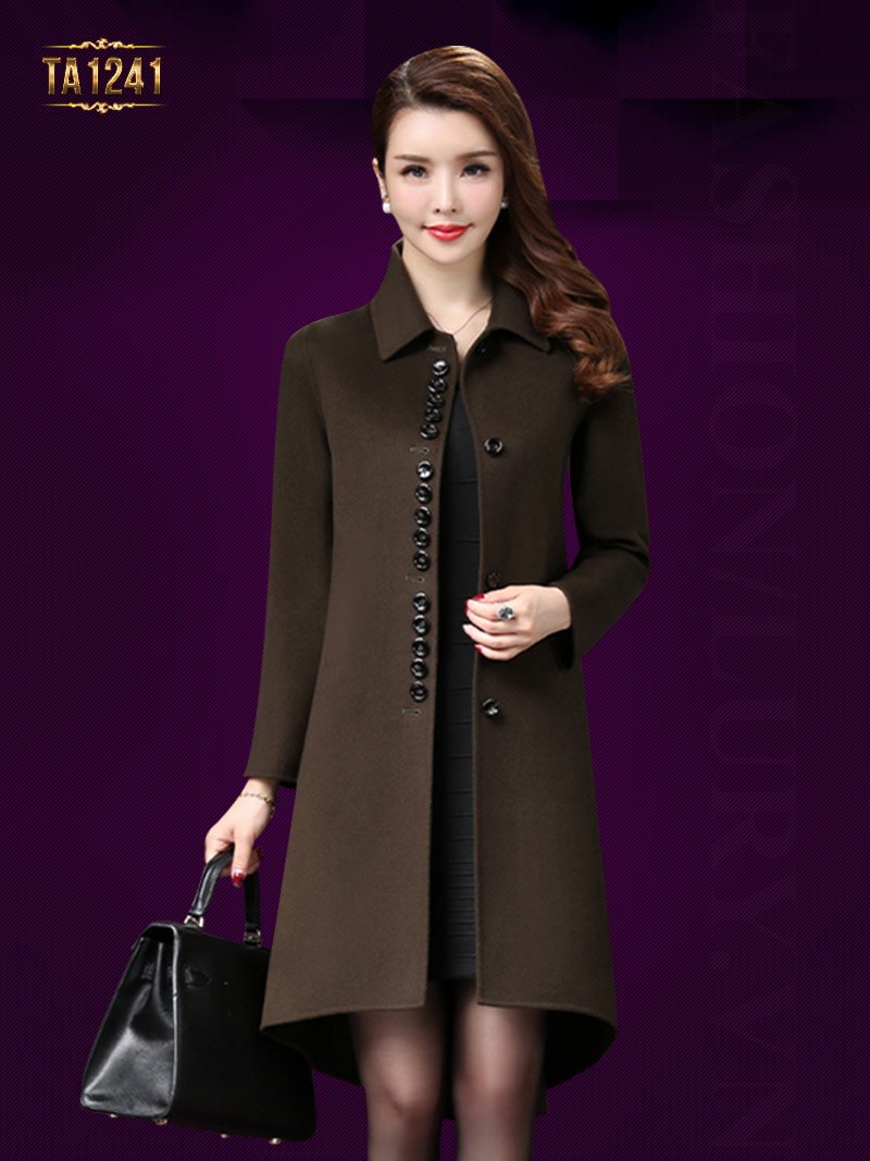  Kiểu áo khoác dạ thể hiện phong cách riêng cho quý cô trung niên TA1241; Giá: 13.223.000 VNĐ