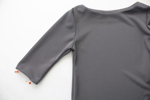 May đường viền tay áo của váy maxi