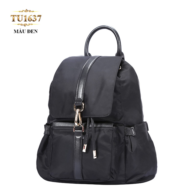 Balo du lịch túi xách cao cấp màu xanh thời trang TU1637 (Màu đen)