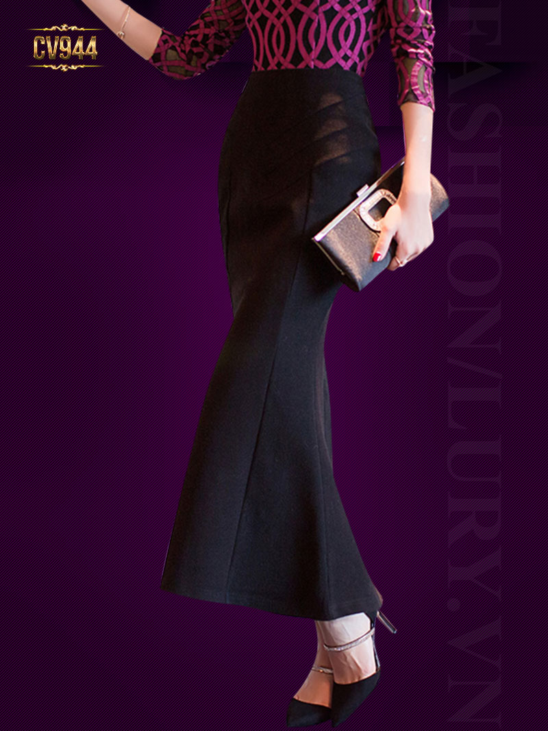 Chân váy xoè dài Dior màu đen là ly đẹp cao cấp 1550k Đặc biệt khuyế   lien fashion